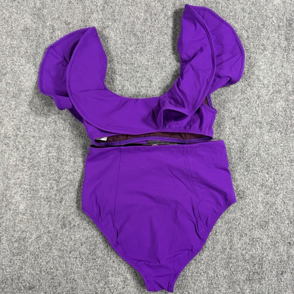 Ulla Johnson Bikini Set Womens P/S Top High Waist Bottom Ruffle Beach Swimwear - Picture 5 of 10